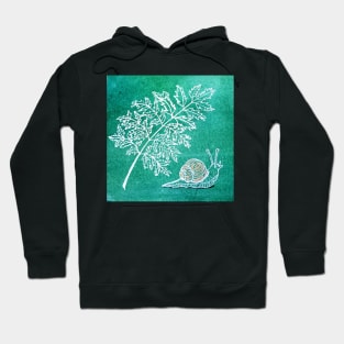 Snail and fern Hoodie